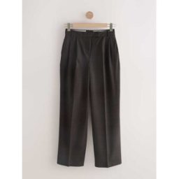 Next Pantalons Coupe droite à double pli à Carreaux Brun FR 48 Long (EU 46 L)