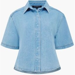 French Connection French Connection Sam Denim Short Sleeve Shirt bleu S (FR 38-40)