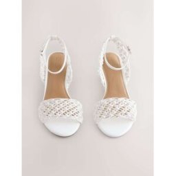 Next Compensées à fleurs tissées Forever Comfort pâle EU 36 (UK 3.5)