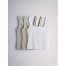 The Set The Set 3 Gilet à col carré pâle XL (FR 50-52)