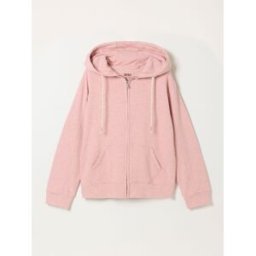 Fat Face Sweat à capuche zippé FatFace Rose L (FR 46-48)