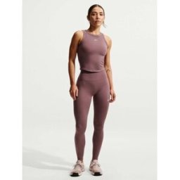 Nike Nike One Seamless Front High Waisted Full Length Leggings Brun S (FR 38-40)