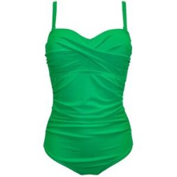 Pour Moi Maillot de bain Pour Moi Santa Monica gainant au ventre à bretelles amovibles vert FR 42 (EU 40)