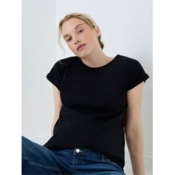 Jojo Maman Bébé T-shirt de maternité JoJo Maman bébé Boyfriend coton Noir S (FR 38-40)