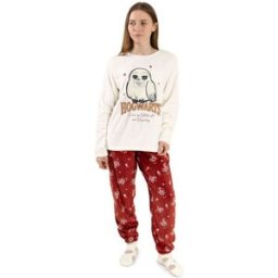 Vanilla Underground Vanilla Underground Harry Potter Hedwig Long Sleeve Leg Pyjamas Set pâle L (FR 46-48)