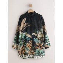 Next Chemise de plage Noir FR 40 Tall (EU 38 T)