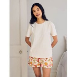 Chelsea Peers Chelsea Peers Siesta Tiger Print Short Pyjamas Set naturel FR 46 (EU 44)