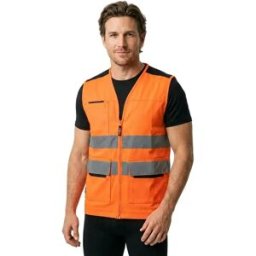 U-power Gilet De Sécurité Smart Orange Fluo 2XL