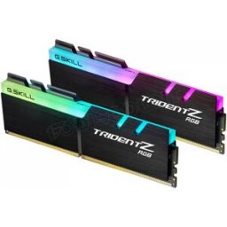 Kit Barrettes mémoire 32Go (2x16Go) DIMM DDR4 G.Skill Trident Z RGB 3200Mhz (Noir)