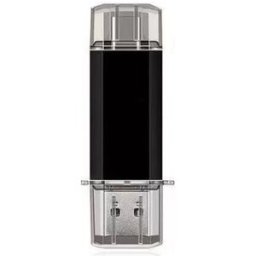 INF Clé USB 2-en-1 Courte Haute Vitesse USB 3.0 - Transfert Facile entre Ordinateur et Téléphone Le noir 128 Go