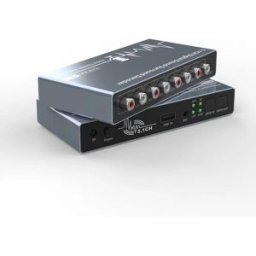 INF Décodeur audio numérique avec entrées optique, coaxiale, USB et sortie analogique 5.1 canaux