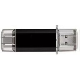 INF Clé USB 2-en-1 Courte Haute Vitesse USB 3.0 - Transfert Facile entre Ordinateur et Téléphone Le noir 32 Go