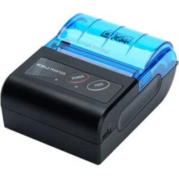 INF Imprimante thermique compacte 58 mm avec Bluetooth et USB, 203 dpi, compatible avec Android, iOS et Windows