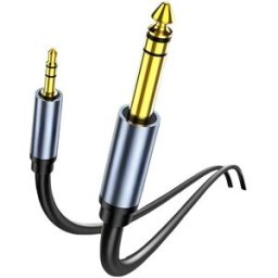 INF Câble Audio 6.5mm vers 3.5mm Mâle à Mâle - Connectez Vos Appareils Facilement 5 m