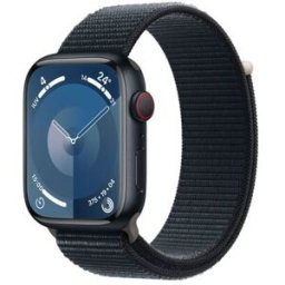 Apple Watch Series 9 45 Mm Numérique 396 X 484 Pixels Écran Tactile 4g Noir Wifi Gps (satellite)