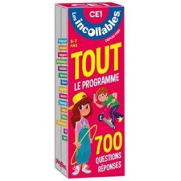 Les incollables : tout le programme CE1, 7-8 ans : 700 questions réponses play bac Play Bac