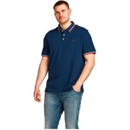Jack & Jones Polo à Manches Courtes Paulos Plus Size Navy Blazer 8XL Homme