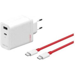 OnePlus Chargeur Mural Usb-c Supervooc 120w Dual White One Size unisex