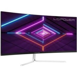 Lc Power Écran Incurvé Gaming Lcm34uwqhd100cv3 34´´ Qhd Va Lcd 100hz White One Size unisex