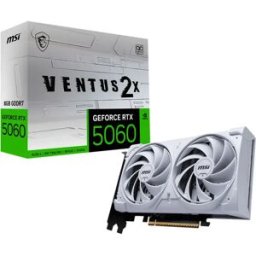 MSI Carte Graphique Rtx 5060 Ventus 2x Oc 8gb Gddr7 White One Size unisex