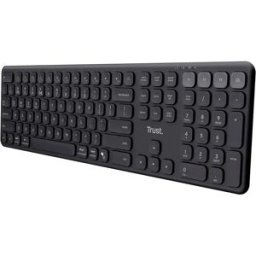 Trust Clavier Vaiya Anglais Black One Size unisex