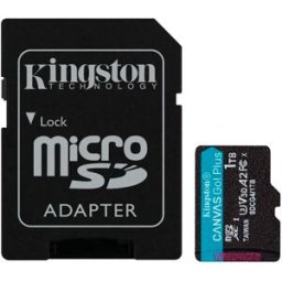 Kingston Carte Sd Microsdxc Canvas Go Plus Gen4 A2 U3 V30 1tb Black One Size unisex