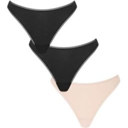 KBX Knickerbox Micro Brazilian Knickers 3 Pack Noir FR 48 (EU 46)