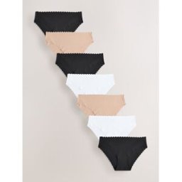Next Pack de culottes festonnées Invisible 7 Noir FR 40 (EU 38)