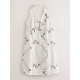 Next Robe mini licol à naud pâle FR 44 (EU 42)