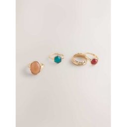 Next Multi Stacker Rings 5 Pack doré L (FR 46-48)
