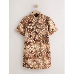 Next Robe chemise utilitaire mini Brun FR 38 (EU 36)