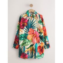 Next Chemise de plage rouge FR 52 (EU 50)