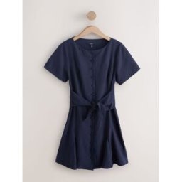 Next Mini robe nouée à la taille bleu FR 52 (EU 50)