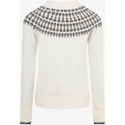 The Little Tailor The Little Tailor Smart Fairisle Funnel Neck Knit Jumper crème XS (FR 36)