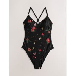 Rockett St George Maillot de bain Rockett St George à motif rose Noir FR 46 (EU 44)