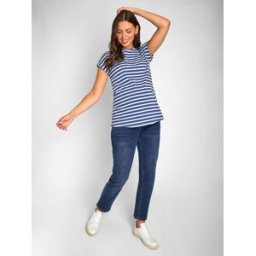 Jojo Maman Bébé T-shirt de maternité JoJo Maman bébé Boyfriend coton bleu S (FR 38-40)