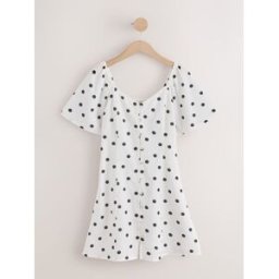 Next Mini robe à manches évasées crème FR 44 (EU 42)