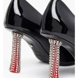 Sonia Rykiel - Escarpins en Cuir verni Valence noirs - Talon 8 cm 37