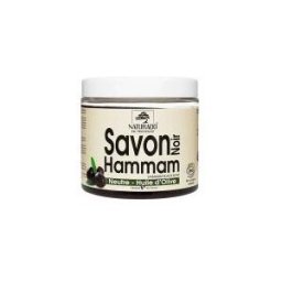 Naturado en Provence Savon Noir Hammam Huile d'Olive Bio 600 Grammes - Pot 600 g