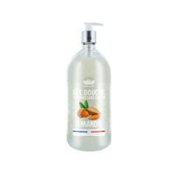 Les Petits Bains de Provence Gel Douche Surgras Amande 1 L - Flacon-Pompe 1000 ml