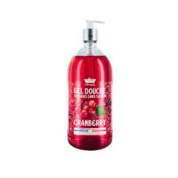 Les Petits Bains de Provence Gel Douche Surgras Cranberry 1 L - Flacon-Pompe 1000 ml