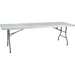 Garbar Table De Jardin Pliante Wagner 240x80 Cm Grey One Size