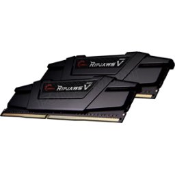 Kit Barrettes mémoire 32Go (2x16Go) DIMM DDR4 G.Skill RipJaws V 3200Mhz (Noir)