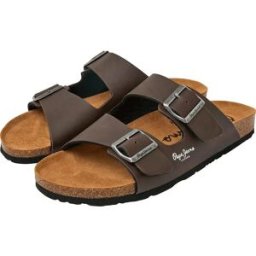 Pepe Jeans Sandales Bio Double Kansas BROWN EU 42 Homme