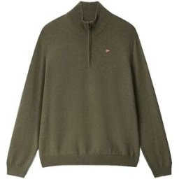 Napapijri Pull à Demi-zip Damavand 4 Olive Night M Homme