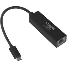 Vision Adaptateur Usb-c Vers Rj45 491970 Black One Size unisex