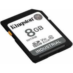 Kingston Carte Mémoire Sdhc Industrial C10 8gb Black One Size unisex