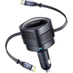 Baseus Chargeur De Voiture Enjoyment Max 60w Black One Size unisex