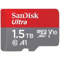 SanDisk Carte Mémoire Avec Adaptateur Ultra Micro Sdxc 1.5tb Red / Grey One Size unisex