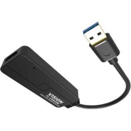 Vision Adaptateur Usb-a Vers Hdmi Professionnel Black One Size unisex